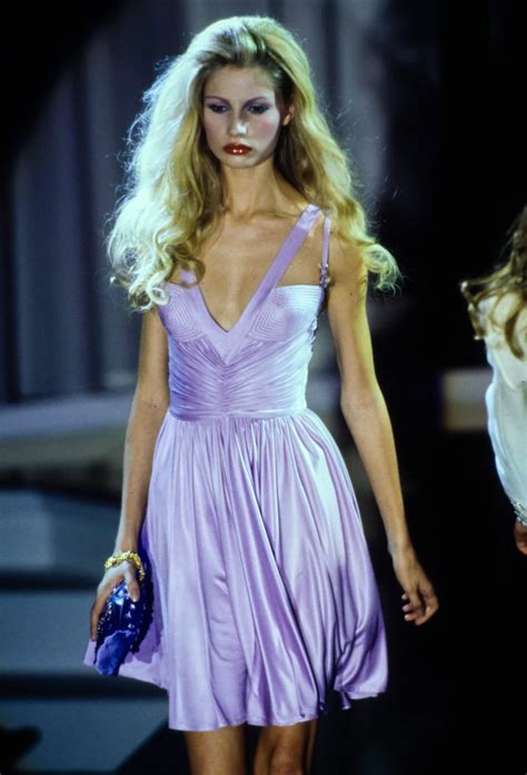 versace 1995 collection pins|Versace spring dresses.